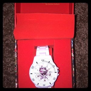 White Ed Hardy watch